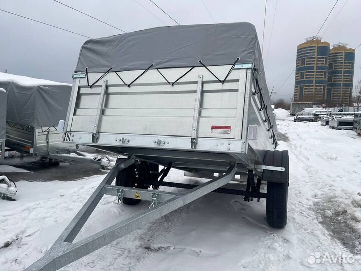 Прицеп новый «Спутник» 2540х1300х500 с высоким Бор