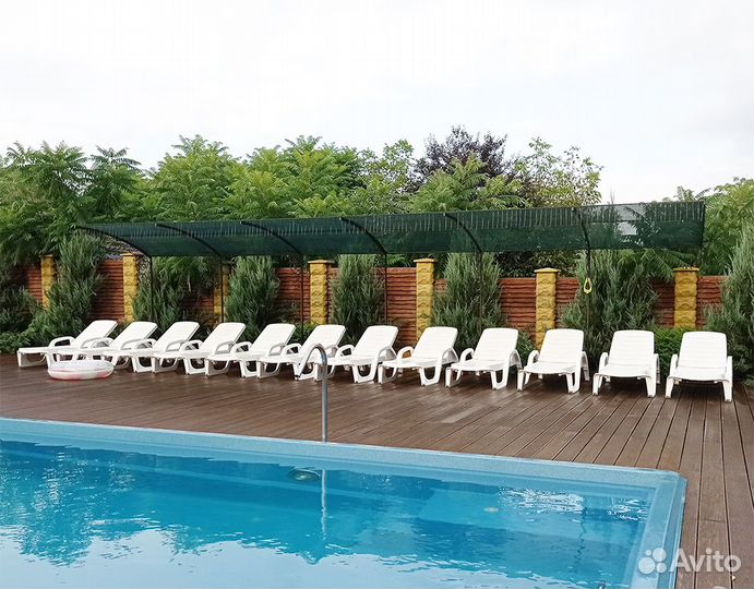 Шезлонг, лежак - Прованс Белый