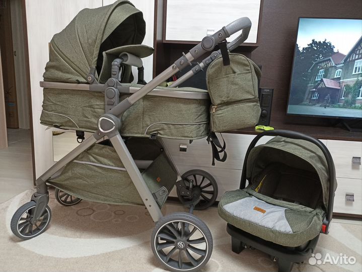 Коляска-трансформер Luxmom v8 3в1
