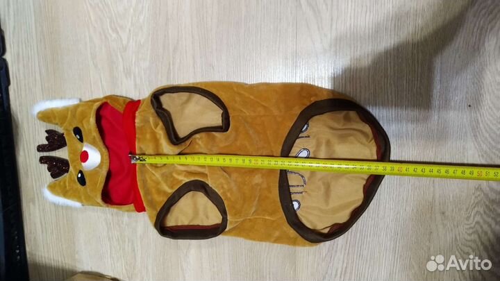 Новогодний костюм для маленьких собак