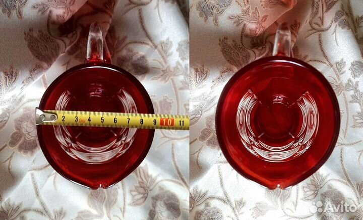 Винтажный кувшин, графин с рюмками, рюмки, ваза