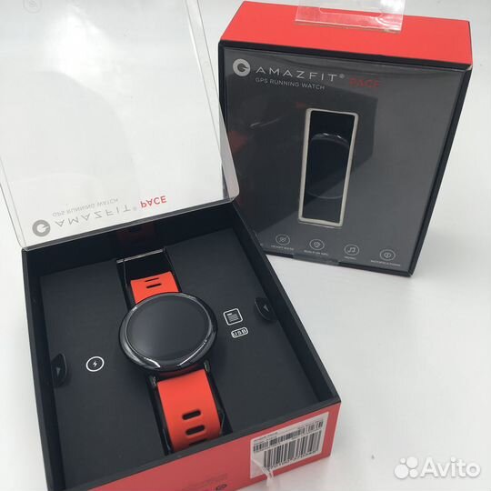 Смарт часы Xiaomi Amazfit Pace A1612 Красный ремеш
