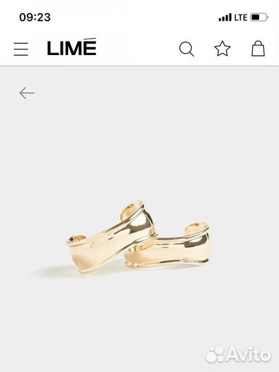 Браслет литой lime zara 1шт