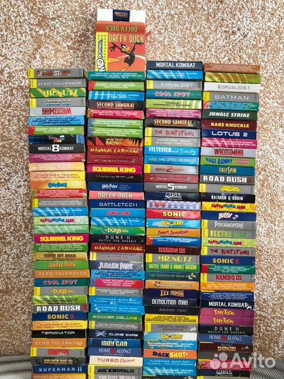 Картриджи для Sega mega drive 2