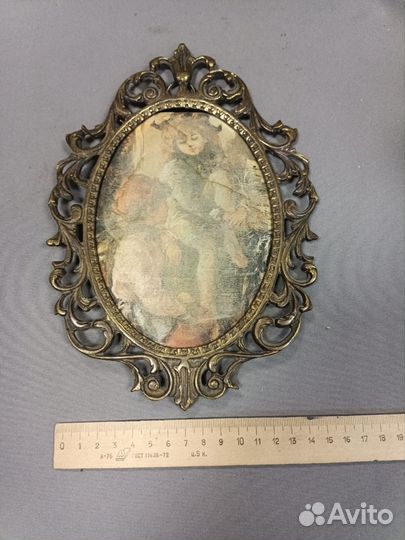 Латунная рамка для фото