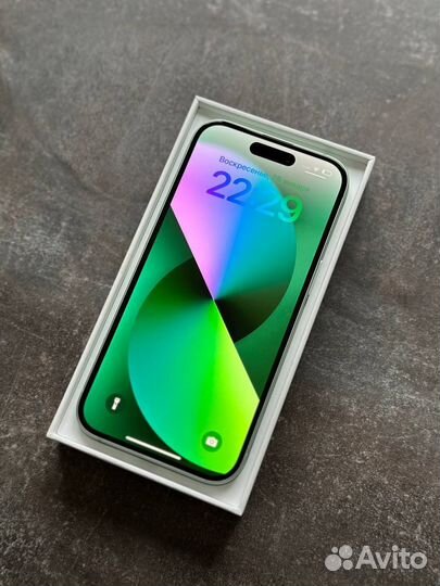 iPhone 15 128gb Green, АКБ 100% (sim+esim)