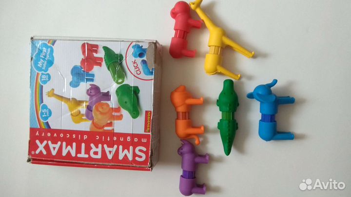 Магнитный конструктор Bondibon Smartmax Safari