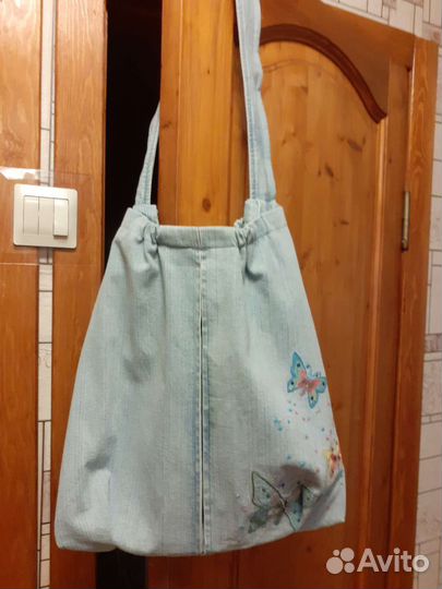 Сумка джинсовая новая