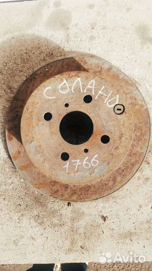 Тормозной диск задний Lifan Solano 2010-2016