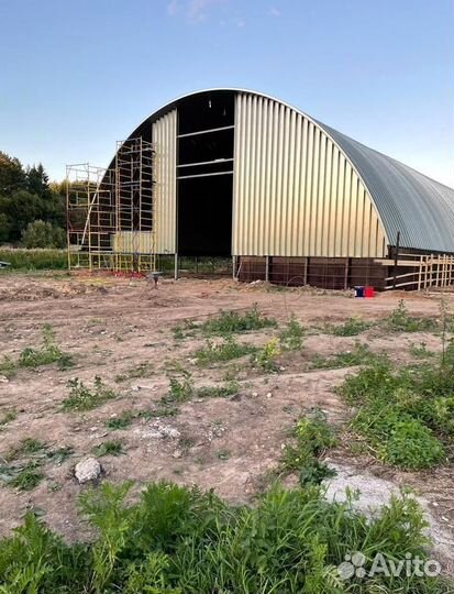 Ангар арочный