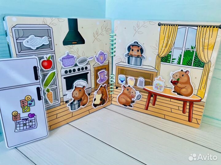 Милые Капибары на липучках альбом