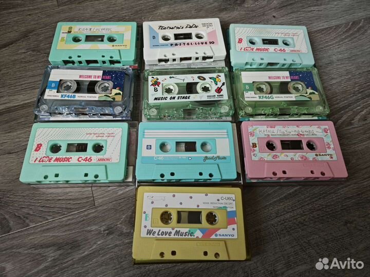 Кассеты цветные, редкие (Normal) 10шт