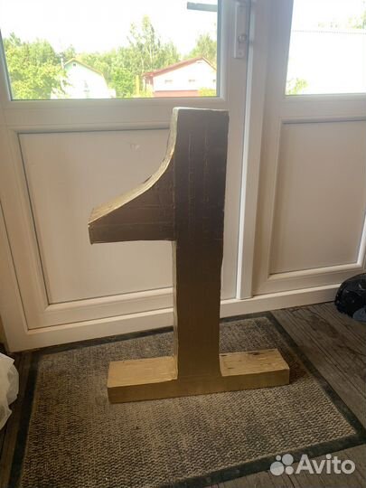 Цифра 1, декор ко дню рождения