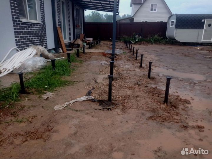 Винтовые сваи под ключ + монтаж