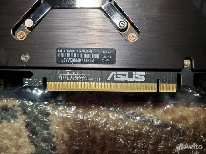 Asus RTX 3080 TUF Gaming OC 10G GeForce Nvidia