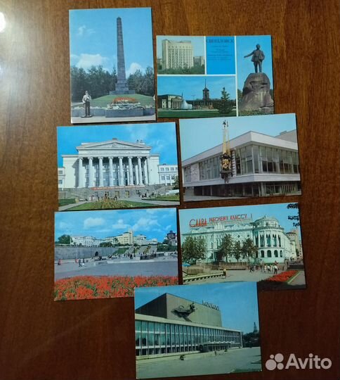 Открытки с видами городов СССР