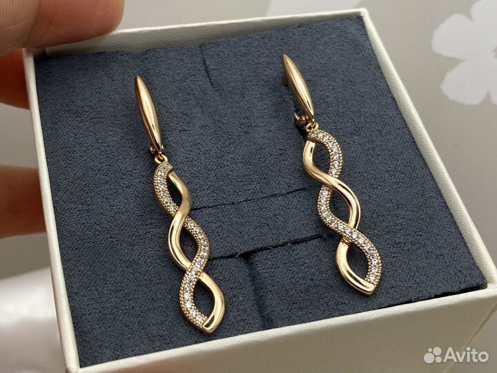 Серьги длинные