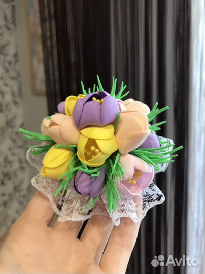 Бантики ручной работы набор