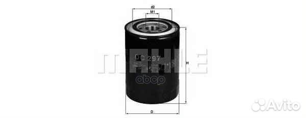 Фильтр масляный oc297 Mahle/Knecht