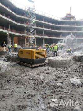 Аренда компрессора с отбойными молотками.Бетонолом
