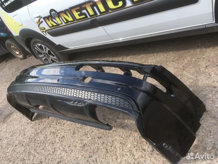 Бампер задний под парктроник Audi Q7 Ауди 2015-20г