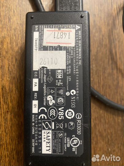 Зарядка для ноутбука acer