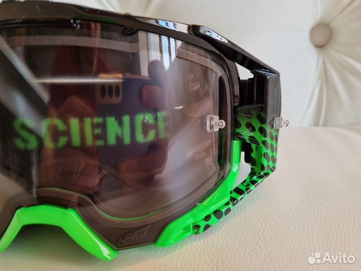 Маска кроссовая Leatt Velocity 6.5 Neon Light Lime