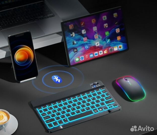 Клавиатура мышь блютус для iOs Android Win новые