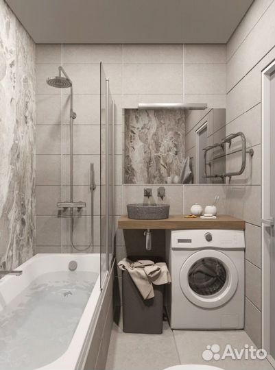 Ремонт ванной и туалета под ключ