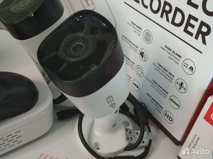 Видеонаблюдение 4Мп Dahua 14 камер IP варио