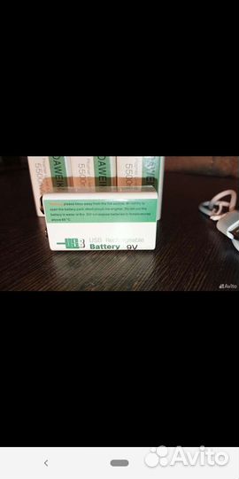 Аккумулятор крона 9v перезаряжаемый