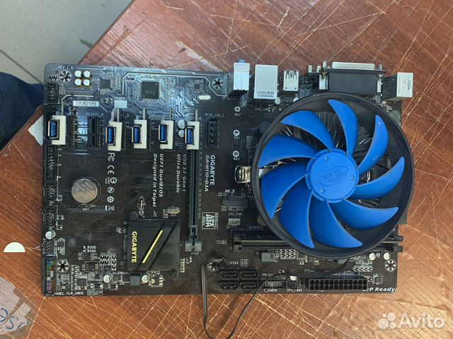 Материнская плата ga-h110-d3a с pentium g4400