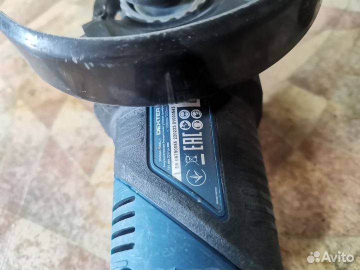 Аккумуляторный перфоратор и болгарка Dexter + 2акб