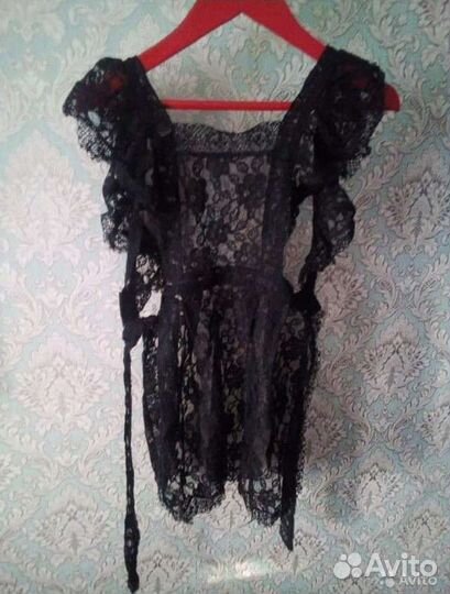 Школьный фартук чёрный