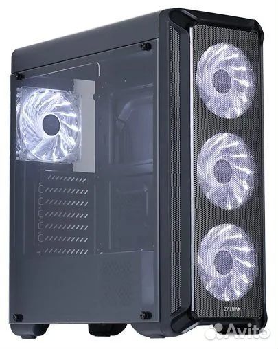 Игровой корпус для пк с вентиляторами Zalman I3