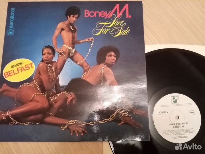 Boney M/Love For Sale/ 1977 /Belgium (см.)