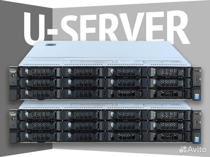 Сервер Dell R730xd 12LFF 2SFF 2*2695 v4 32G H730pm