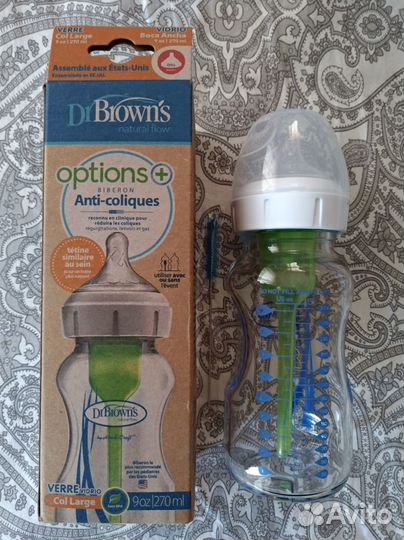 Бутылочка антиколиковая Dr Brown's Options новая