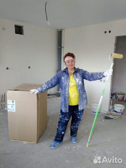 Поклейкаобоев шпатлёвка выравнивание стен потолков