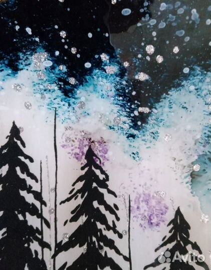 Блюдо декоративное. Новогоднее