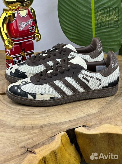 Adidas samba cow print