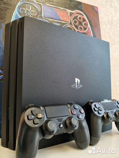 Sony Ps4 Pro 1tb 7208B +50 игр +2 Джойстика
