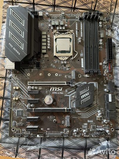 Intel core i5 9600kf + msi z390a-pro