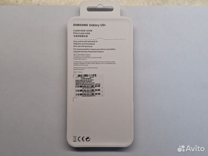 Чехол- книжка Samsung S10 оригинал