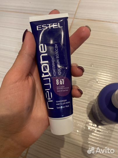 Оттеночный шампунь от желтизны для блондинок