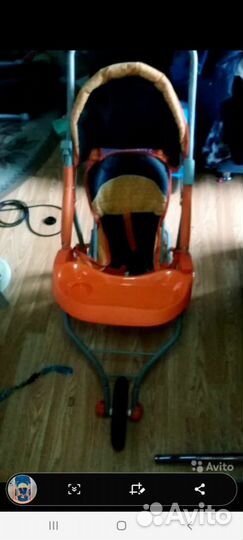 Коляска и стул для кормления для игр