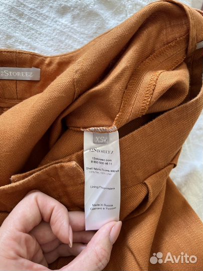 Шорты льняные женские