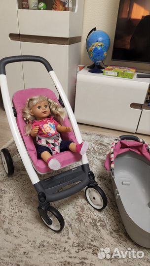 Коляска игрушечная детская 2 в 1
