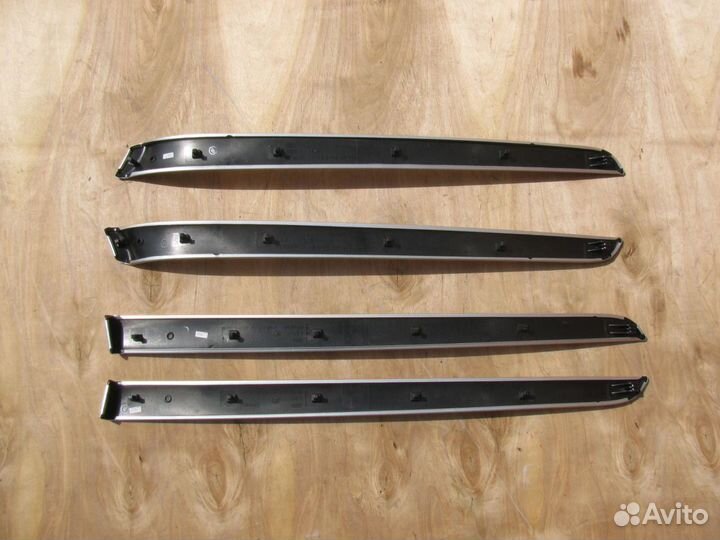 Алюминиевые накладки на двери Audi A4 B7