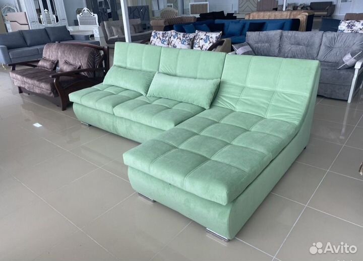 Угловой модульный диван 